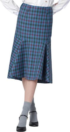 Namacheko Rokken, Dames, Blauw, S, Wol, Midi Rok