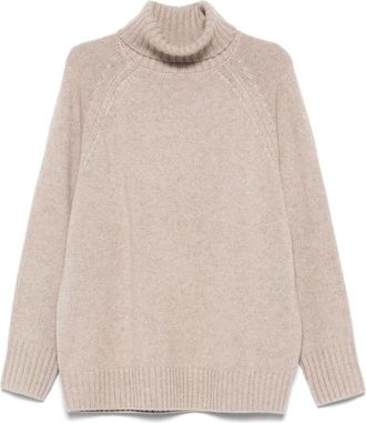 P.A.R.O.S.H. Wood sweater - women - Cashmere - M - Neutrals