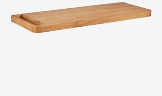 Sklum Conjunto de mueble de baño suspendido en madera de teca Neill SKLUM