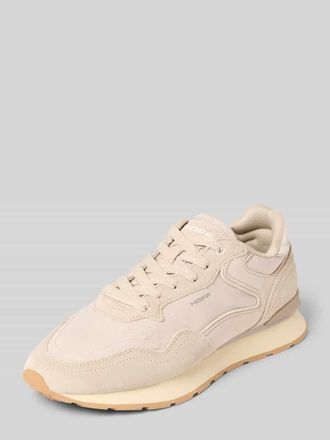 Hoff Sneaker aus Leder-Mix mit Logo-Detail Modell City in Sand, Gr&ouml;&szlig;e 36