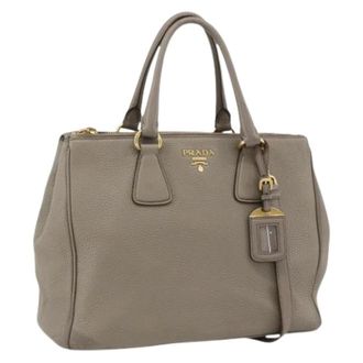 Prada Pre-owned Handbags, female, Gray, Size: ONE SIZE Pre-owned Vintage Hand Bag