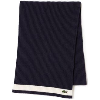Lacoste Mens Croc Scarf - Blue - One Size