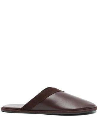 Neous Atik mules - women - Calf Leather/Calf Leather/Rubber/Calf Suede - 37.5 - Brown