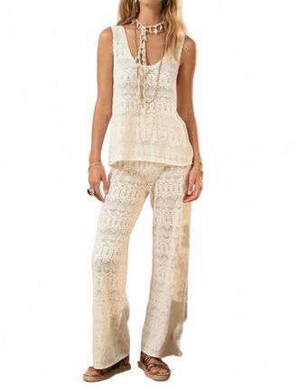 SPELL Siesta Pant In White Sand