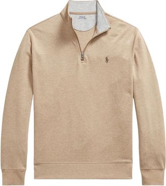 Ralph Lauren Hoodies & sweatvesten, Heren, Beige, L, Zip-through Sweater