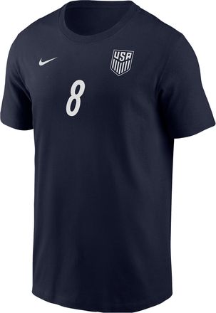 Nike Weston McKennie Team USA Nike Mens Soccer T-Shirt in Blue | M11332P378USWM-NVY