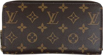 Louis Vuitton Brown Monogram Long Wallet (Bi-Fold) (Pre-Owned)