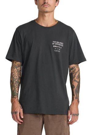 Rvca Palm Reel Cotton Graphic T-Shirt in Pirate Black at Nordstrom, Size Xx-Large