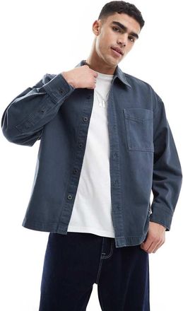 G-Star Camicia giacca in denim oversize blu lavaggio scuro