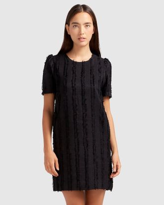 Belle & Bloom Star Child Textured Mini Dress