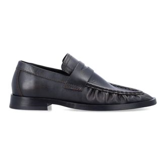 Miista Zita Loafers - Dames - Loafers - Zwart - 38 EU - Leer - Schoenen