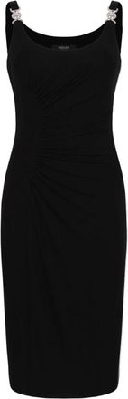 Versace Dames, Jurken, Zwart, Maat: XS Viscose