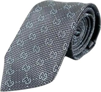 Gucci Pre-owned Cravat - Heren - Vintage Accessoires - Blauw - ONE Size - Vintage