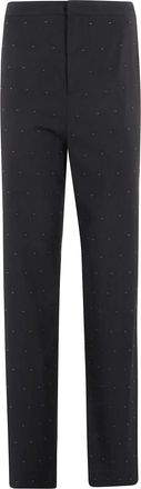 Isabelle Blanche Slim-fit broek - Dames - Slim Fit Broeken - Zwart - M - Broeken