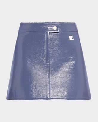 Courr&egrave;ges Vinyle Reedition Mini Skirt