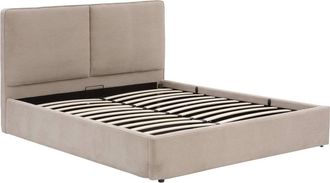Atmosphera Cama Con Caj&oacute;n Wonta Rectangular, 160 X 200 Cm, Gris - Atmosphera Cr&eacute;ateur DInt&eacute;rieur