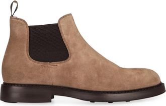 Doucal's Klassieke Suede Chelsea-laarzen - Heren - Chelseaboots - Beige - 41 EU - Leer - Schoenen