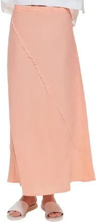 DKNY Linen Midi Skirt
