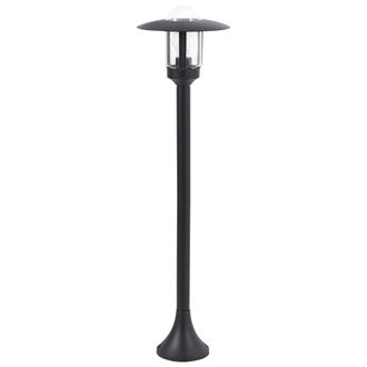 Beliani Beliani - L&aacute;mpara De Bolardo De Jard&iacute;n Moderno Farola Para Sendero 98 Cm Aluminio Negro Tizu