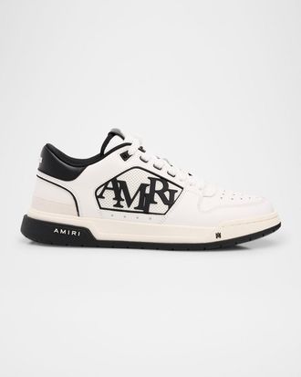 Amiri Men & apos;s Classic Leather Logo Low-Top Sneakers