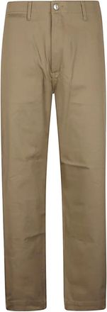 Edwin Bruine Broek voor Heren - Heren - Straight fit broeken - Bruin - XL - Broeken
