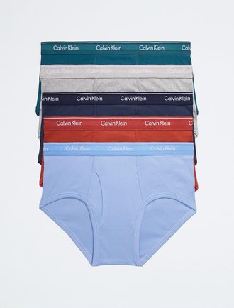 Calvin Klein Mens Cotton Classics 5-Pack Brief - Multi - XL