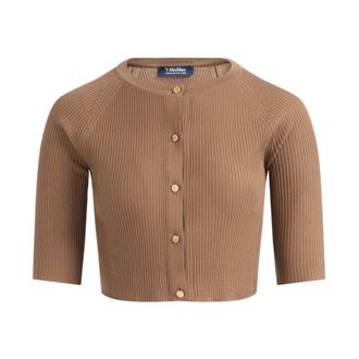 Max Mara Dames, Truien, Bruin, Maat: L Wol