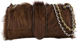 Jacquemus Le Bambino Chaine - Dames - Schoudertassen - Bruin - ONE Size - Katoen - Tassen