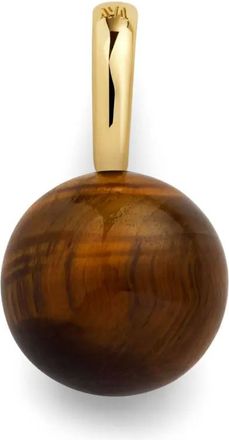 Monica Vinader Pendente occhio di tigre - Oro