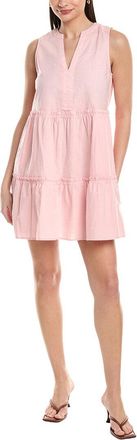 Michael Stars Sandra Linen-Blend Mini Dress