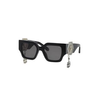 Philipp Plein Sunglasses, female, Black, 51 MM, Authentic Glasses with Top-Notch Service