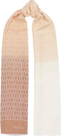Guess Sciarpa Circe Logo-Script - - Accessories - Donna - Beige - ONE SIZE