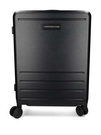 Tommy Hilfiger logo-tag luggage - BDS BLACK