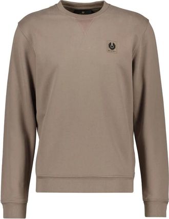 Belstaff Sweatshirt - Heren - Sweatshirts - Bruin - M - Katoen - Hoodies & sweatvesten
