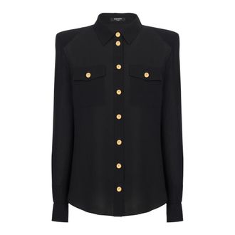 Balmain Mujer, Blusas y Camisas, Negro, Talla: XS