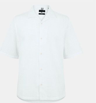 Ted Baker Mens Txtre Geo Shrt - White - Size: 2XL 6