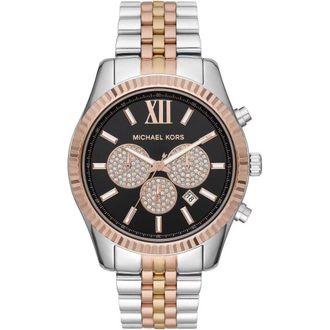 Michael Kors MK8714 Driekleurig herenhorloge met chronograaf - Stijlvol en duurzaam