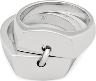 Tom Wood Juci Ring - Heren - Ringen - Grijs - 62 MM - Accessoires