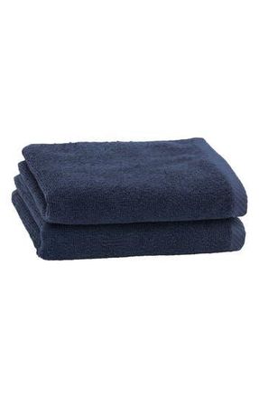 Linum Home Textiles 2-Pack Ediree Cotton Fingertip Towel Set in Marine at Nordstrom Rack