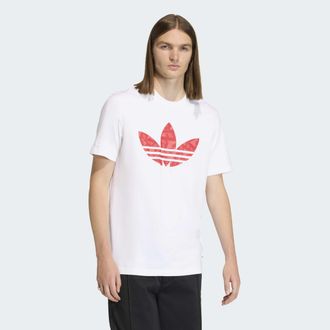 adidas T-Shirt ADIDAS ORIGINALS GFX T, Herren, Gr. XXL, wei&szlig;, Obermaterial: 100% Baumwolle, Rundhals, Shirts T-Shirt