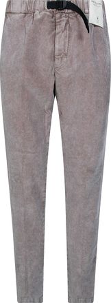 White Sand Tapered Washed Corduroy Pants