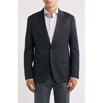 Bonobos Jetsetter Slim Fit Stretch Wool Blazer in Charcoal at Nordstrom, Size 38
