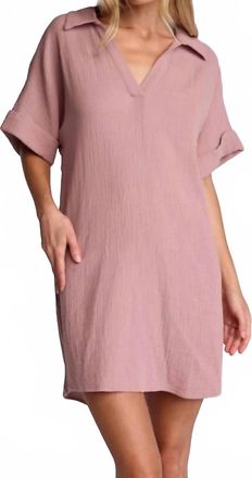 Sundays Harper Dress In Rose Mauve
