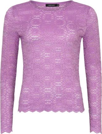 Ydence Ydence, Dames, Blouses & Shirts, Paars, Maat: XL Leer