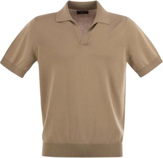 PESERICO Polo a coste - Toni neutri