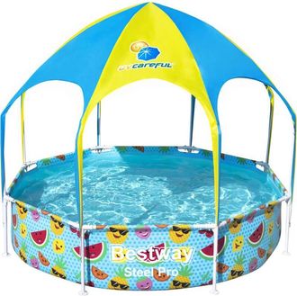 Bestway Piscina Desmontable Para Ni&ntilde;os Steel Pro Uv Careful 244x51 Cm