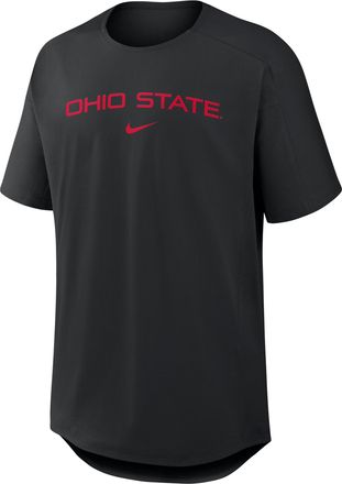 Nike Ohio State Premium Performance Golf Club Nike Mens College Top in Black | 04SG00AOH-0NK
