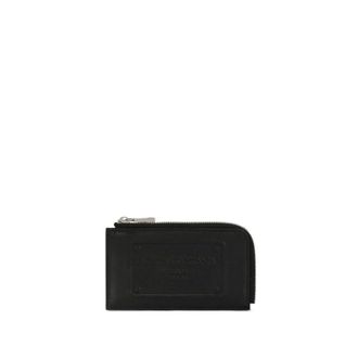 Dolce & Gabbana Wallets & Cardholders, male, Black, ONE SIZE, Black Porta Crossbody Bag
