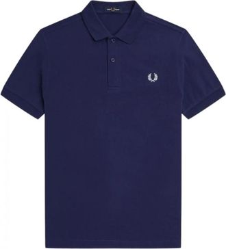 Fred Perry Hombre, Camisetas, Azul, Talla: L