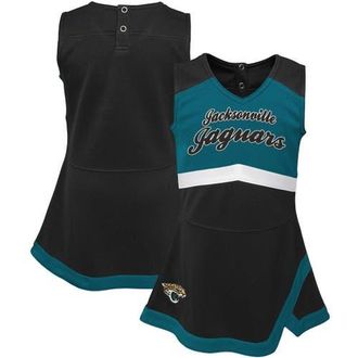 Outerstuff Girls Infant Black Jacksonville Jaguars Cheer Captain Jumper Dress at Nordstrom, Size 24M